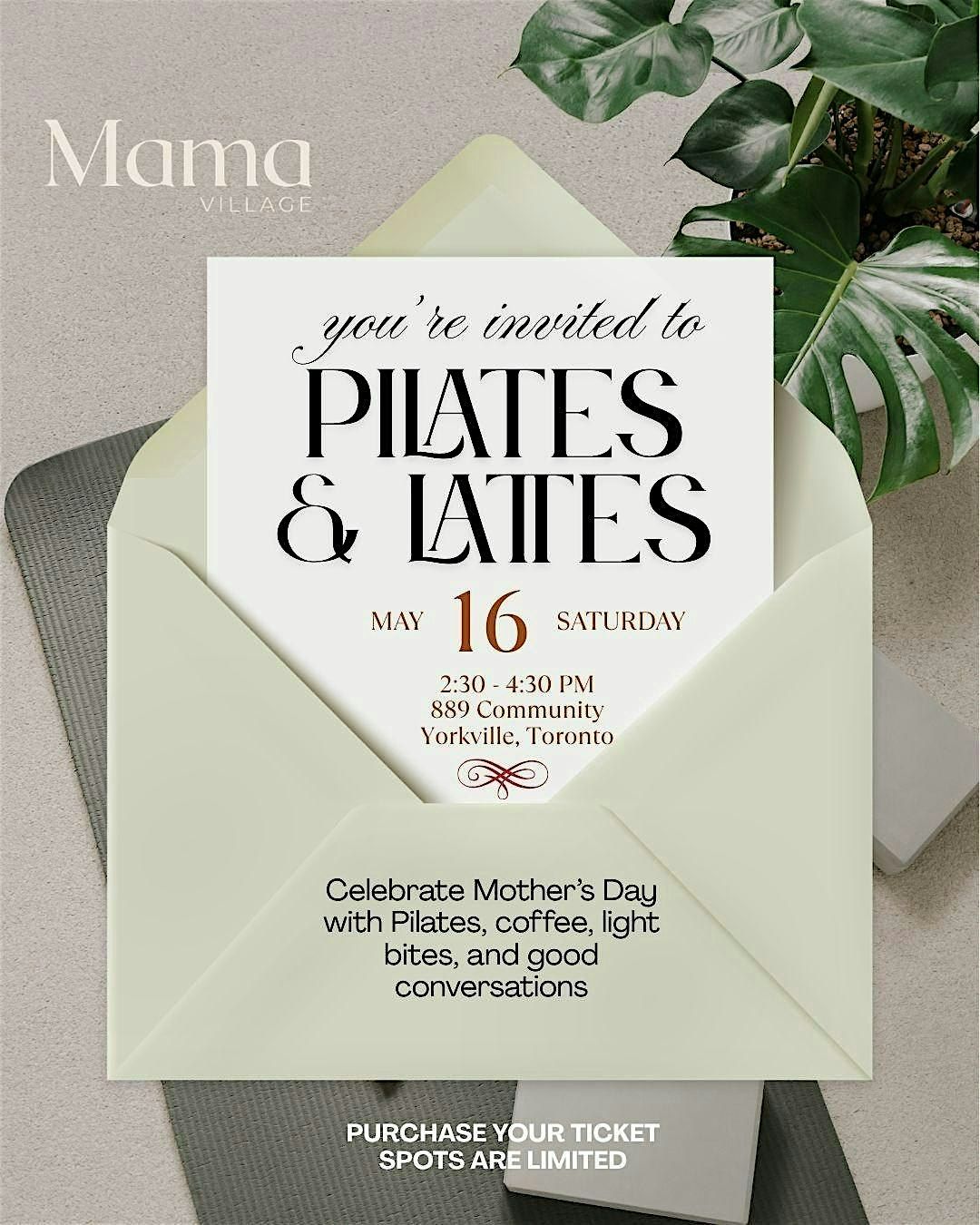 Mama Village Pilates & Lattes | Mother\u2019s Day Reset (Toronto)