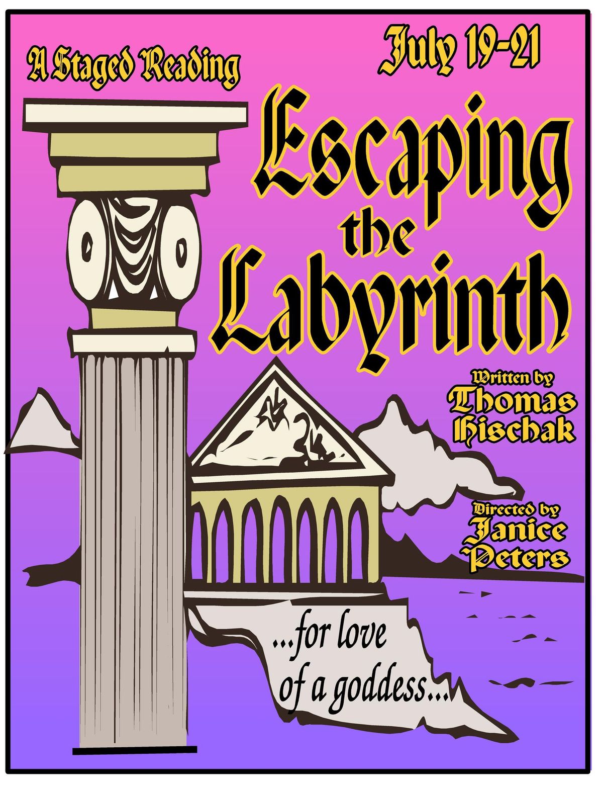 Reader's Theater - escaping the Labrynth