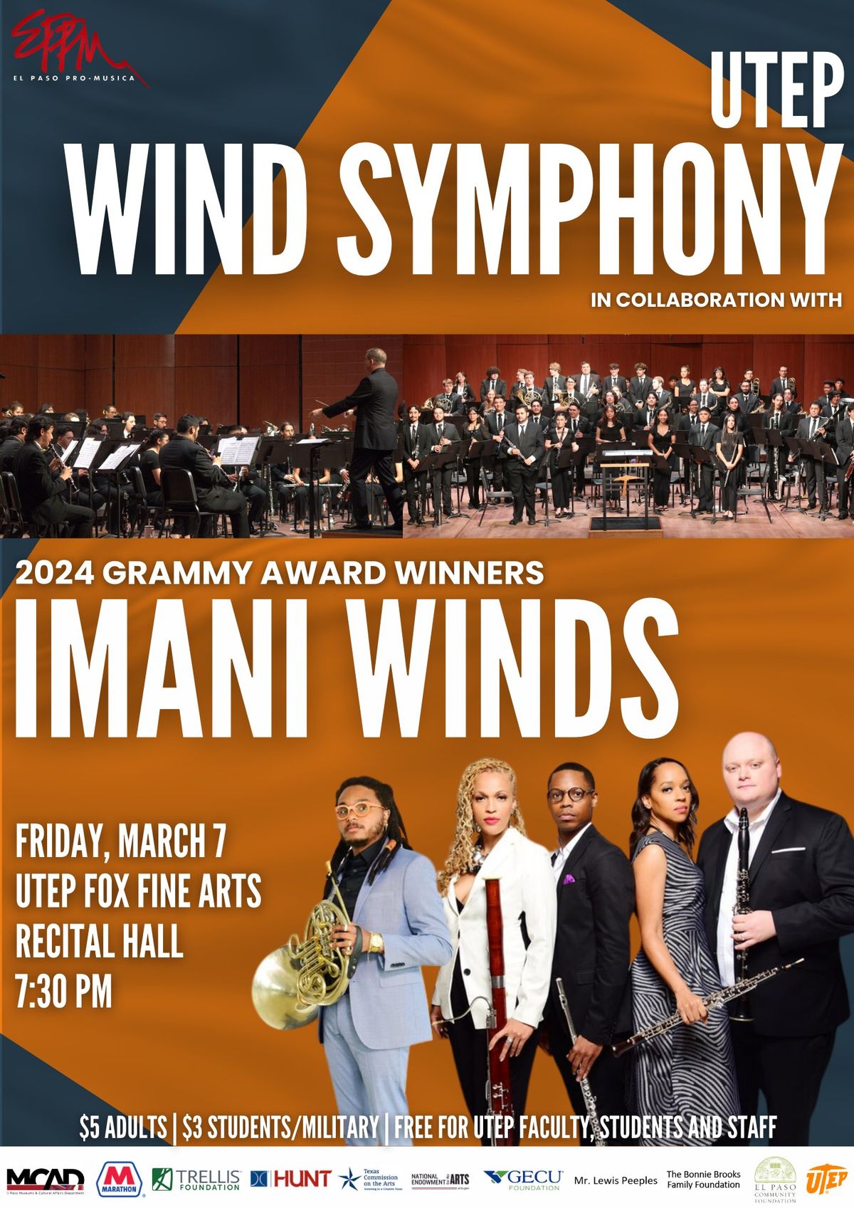 Wind Symphony Concert with Imani Winds