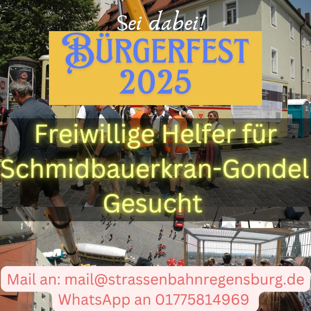 Schmidbauer Krangondel auf Regensburger B\u00fcrgerfest 2025