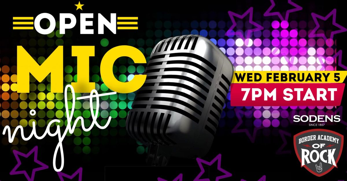 Open Mic Night at Sodens! 