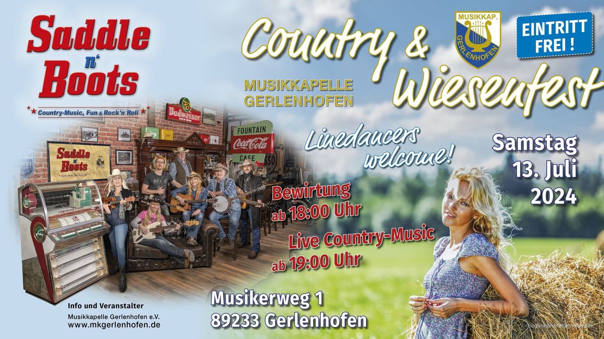 Country & Wiesenfest w\/ Saddle n' Boots