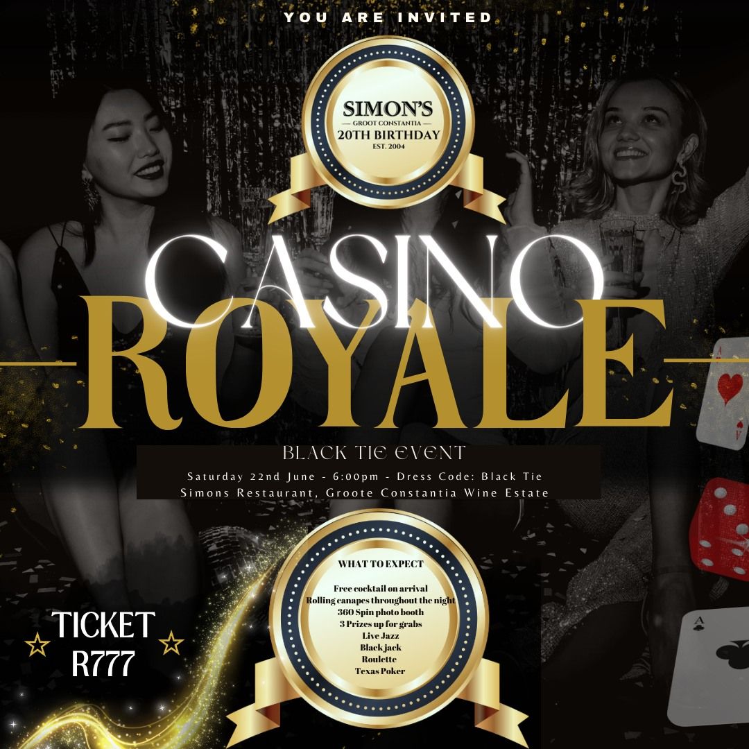 Casino Royale Black Tie Event