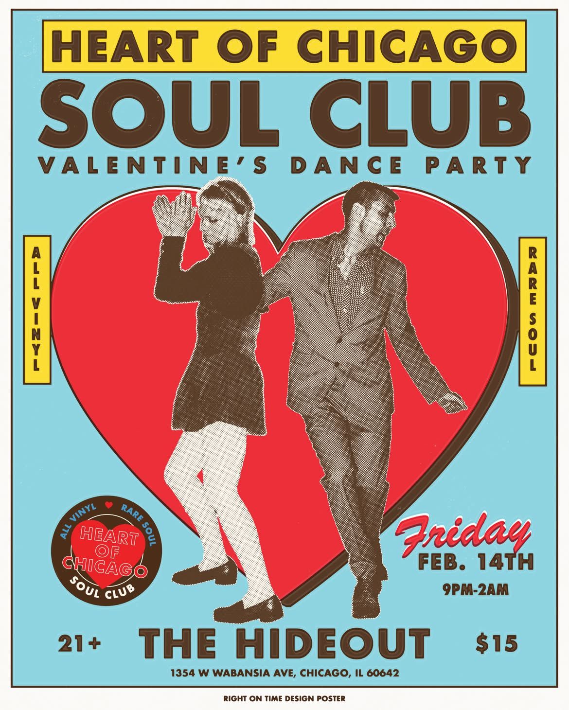 Heart Of Chicago Soul Club Valentine's Dance Party