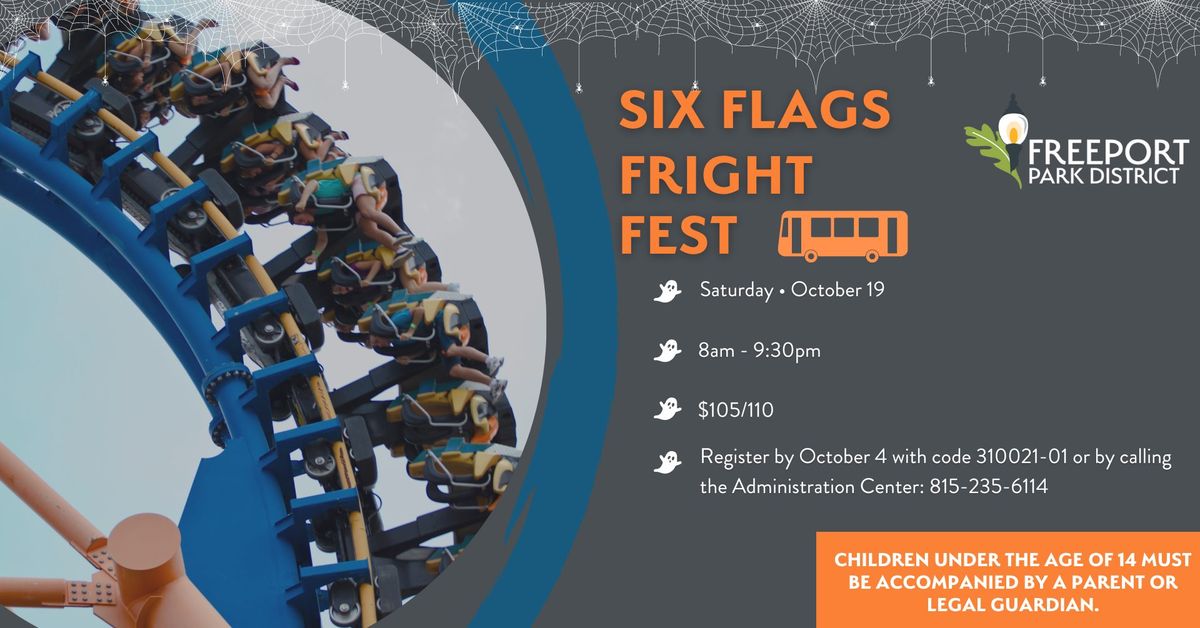 Six Flags Fright Fest Bus Trip