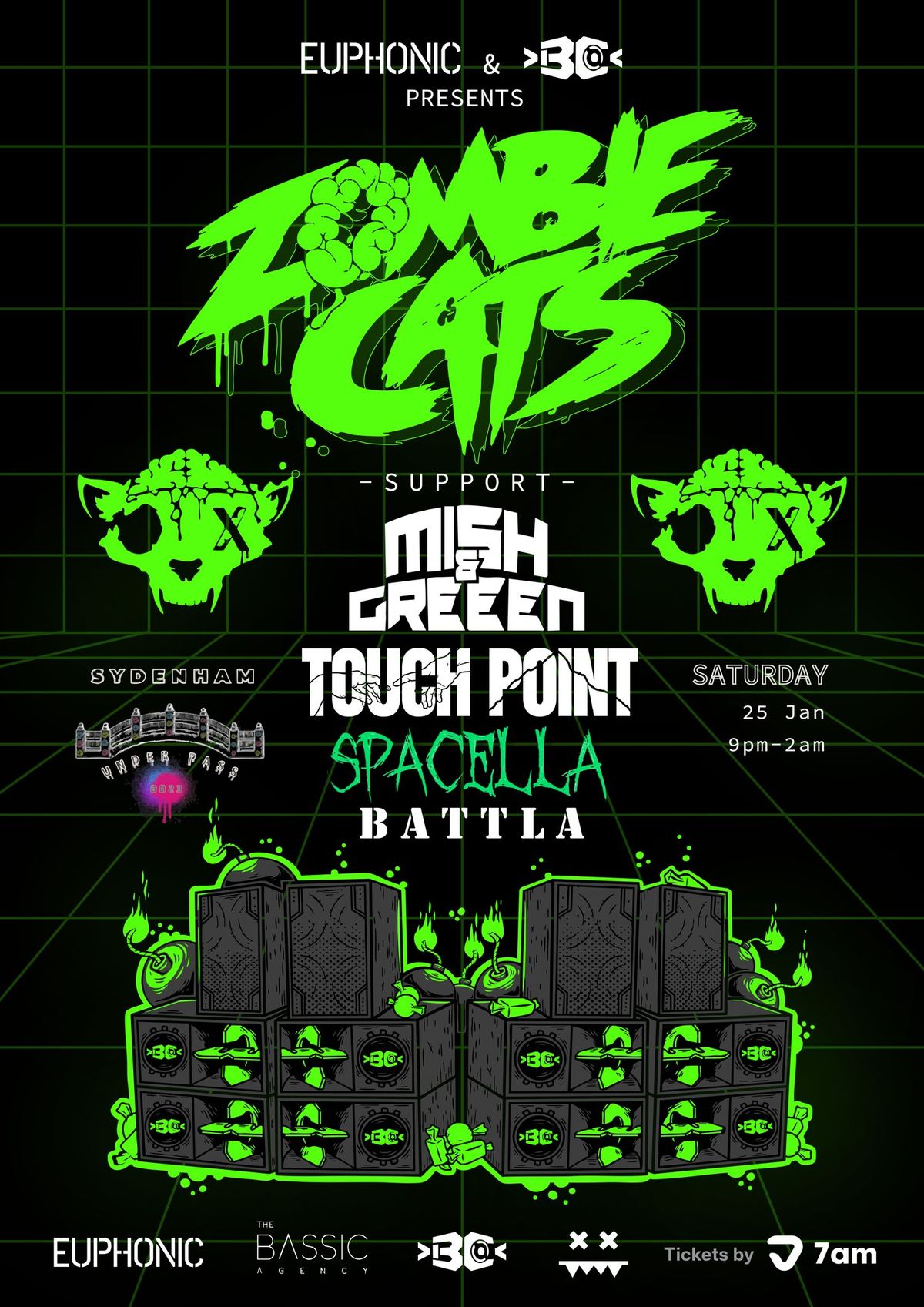 Euphonic & Boom Candy Presents: Zombie Cats