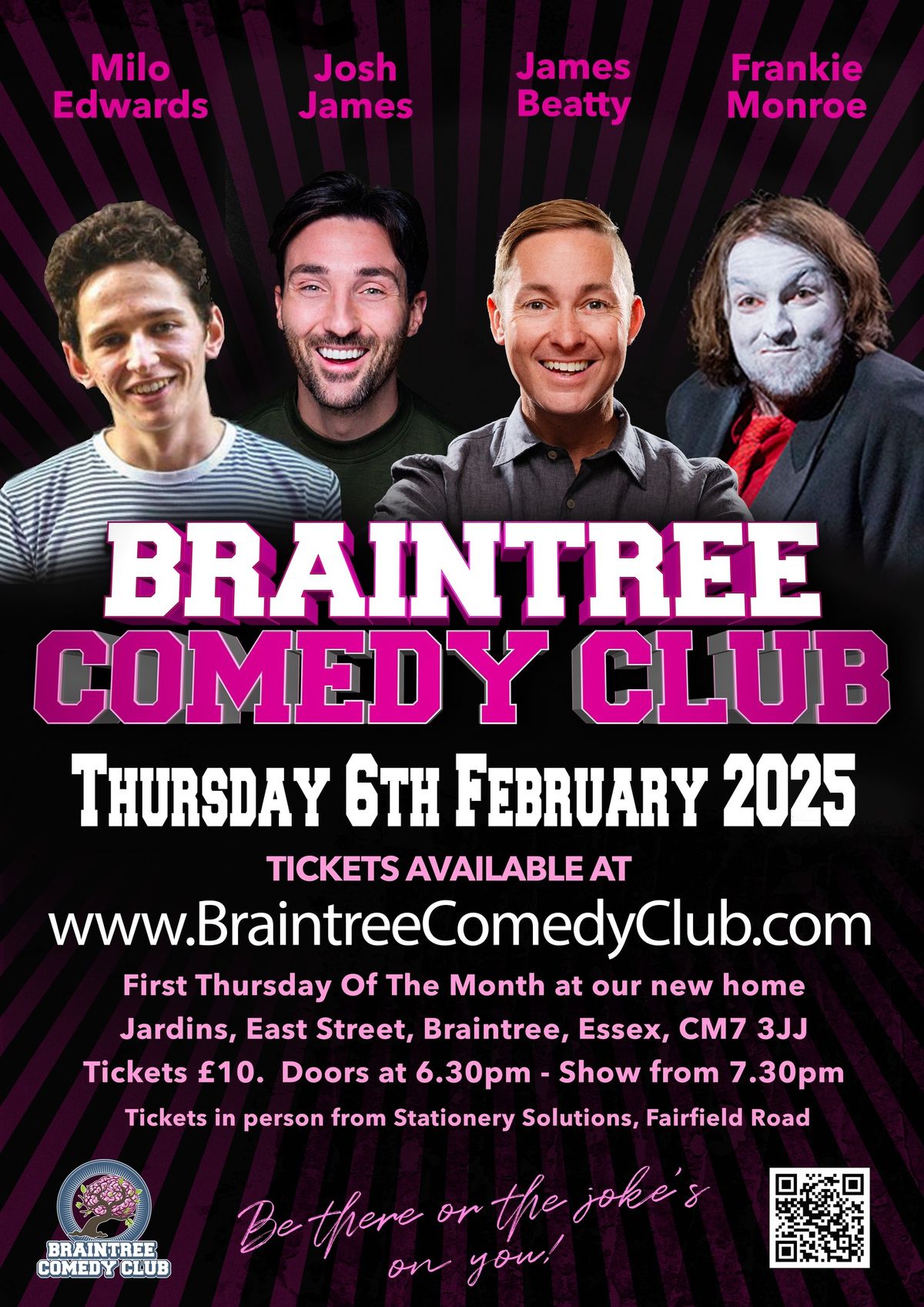 Braintree Comedy Club on Thursday February 6th 