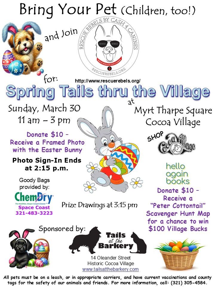 Spring Tails Through The Village