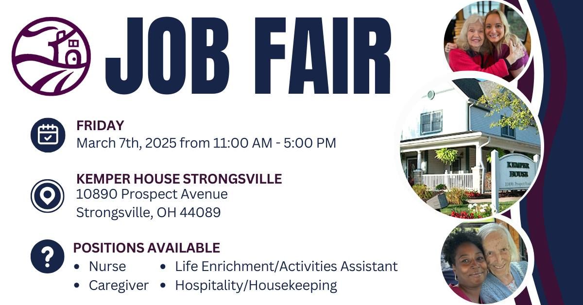 Job Fair at Kemper House Strongsville!