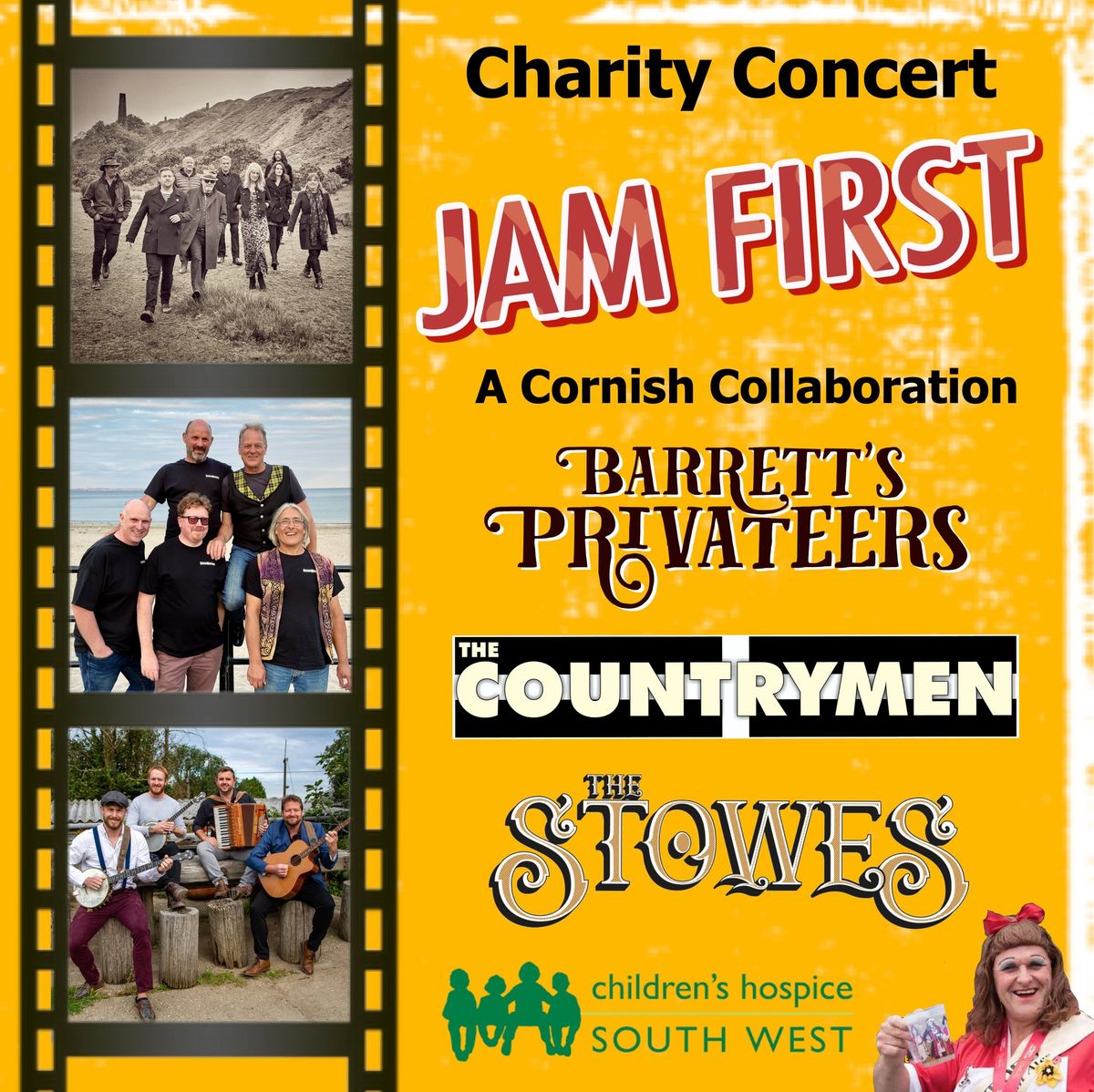 Jam First, A Cornish Collaboration - The Countrymen, Barrett's Privateers and The Stowes