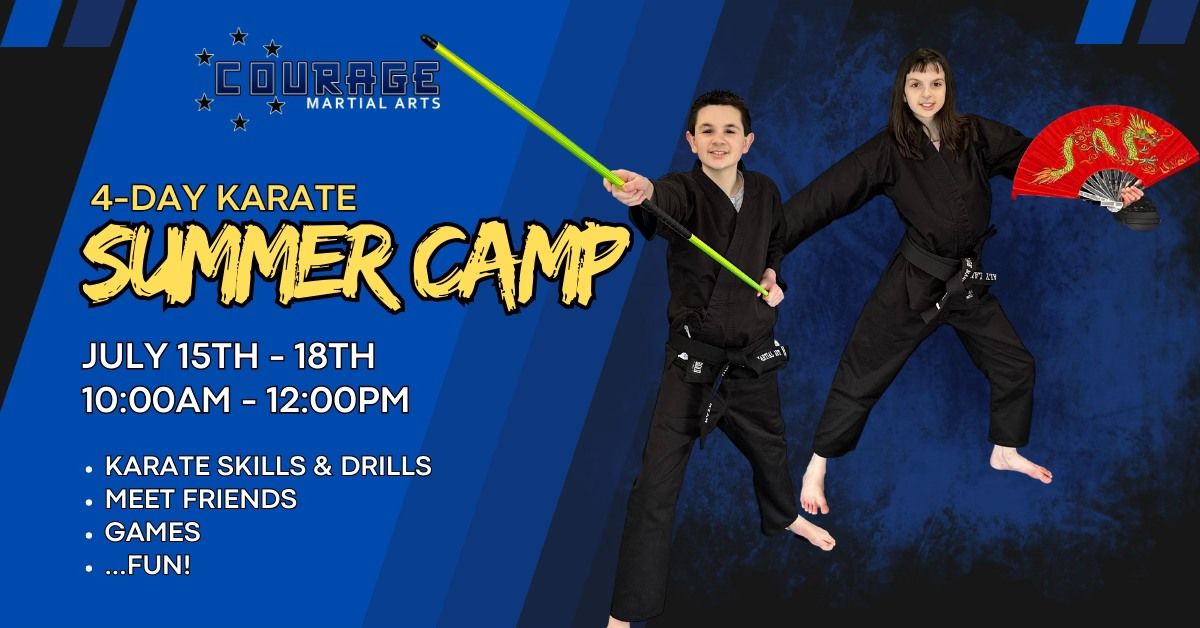 4-Day Karate Summer Camp
