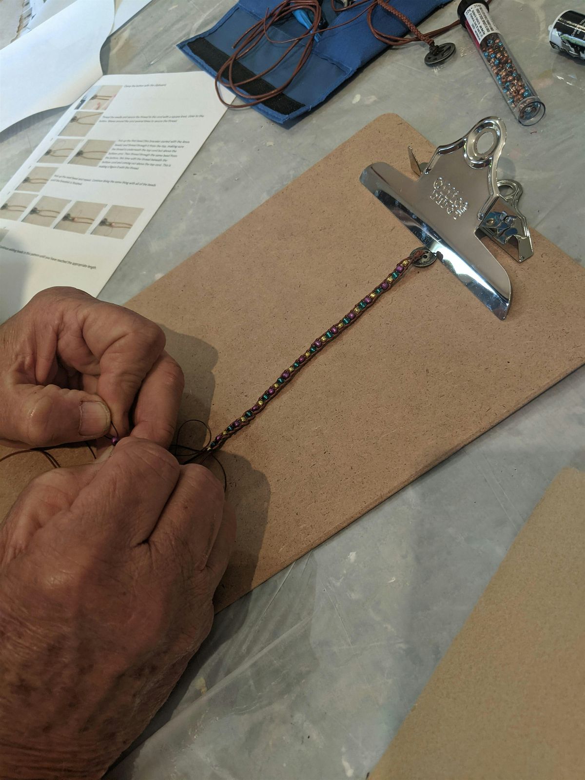Make Trendy Bead and Knotted Leather Bracelets Workshop