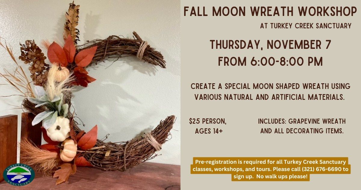 Fall Moon Wreath Workshop