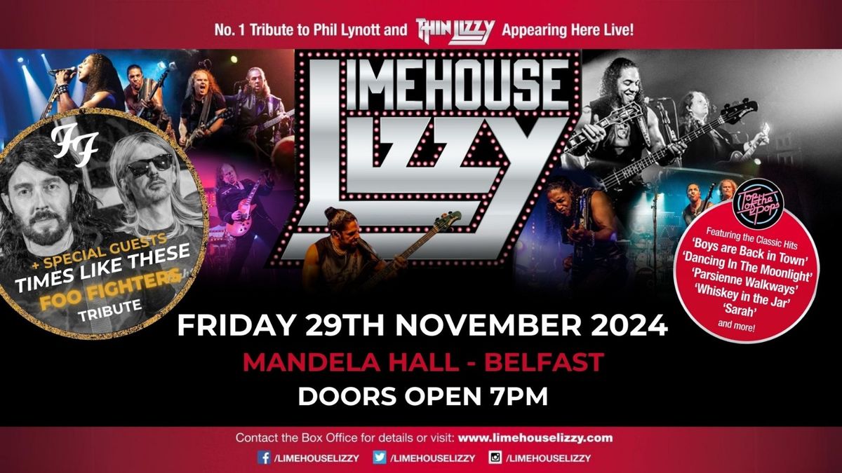 Limehouse Lizzy at the Mandela Hall, Belfast