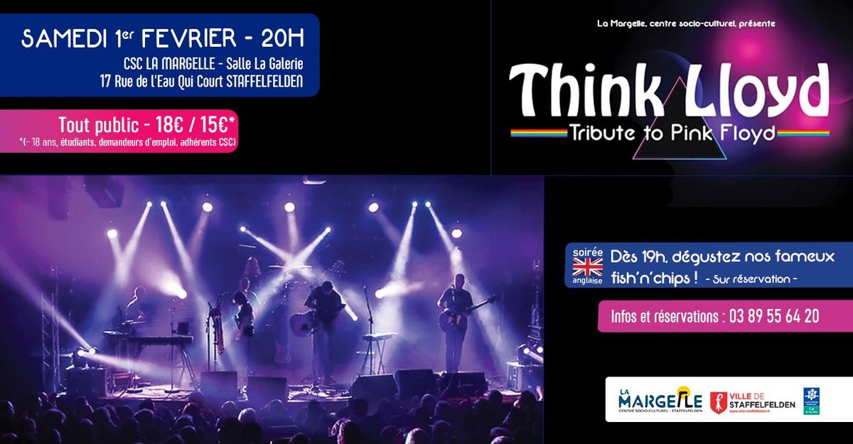 Think Lloyd, tribute to Pink Floyd [soir\u00e9e anglaise]