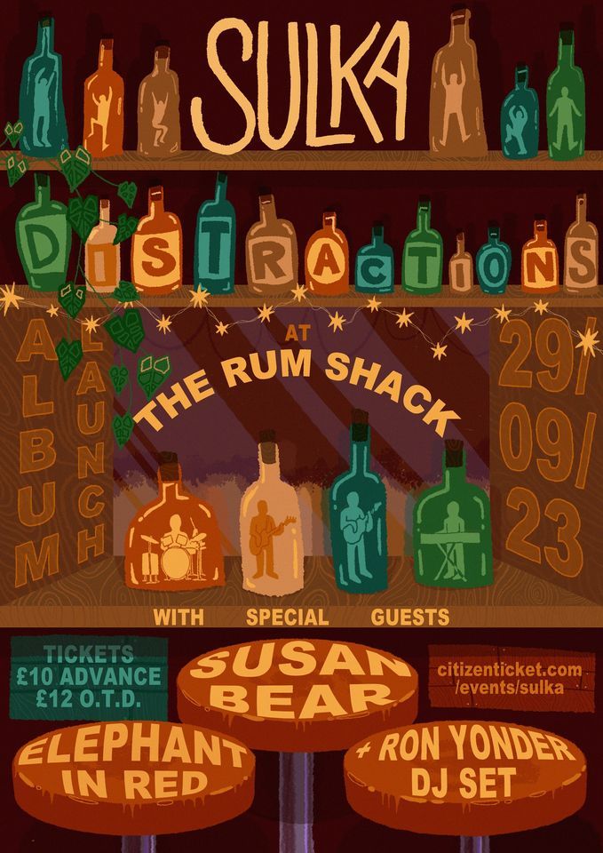 Sulka 'Distractions' Album Launch + Special Guests
