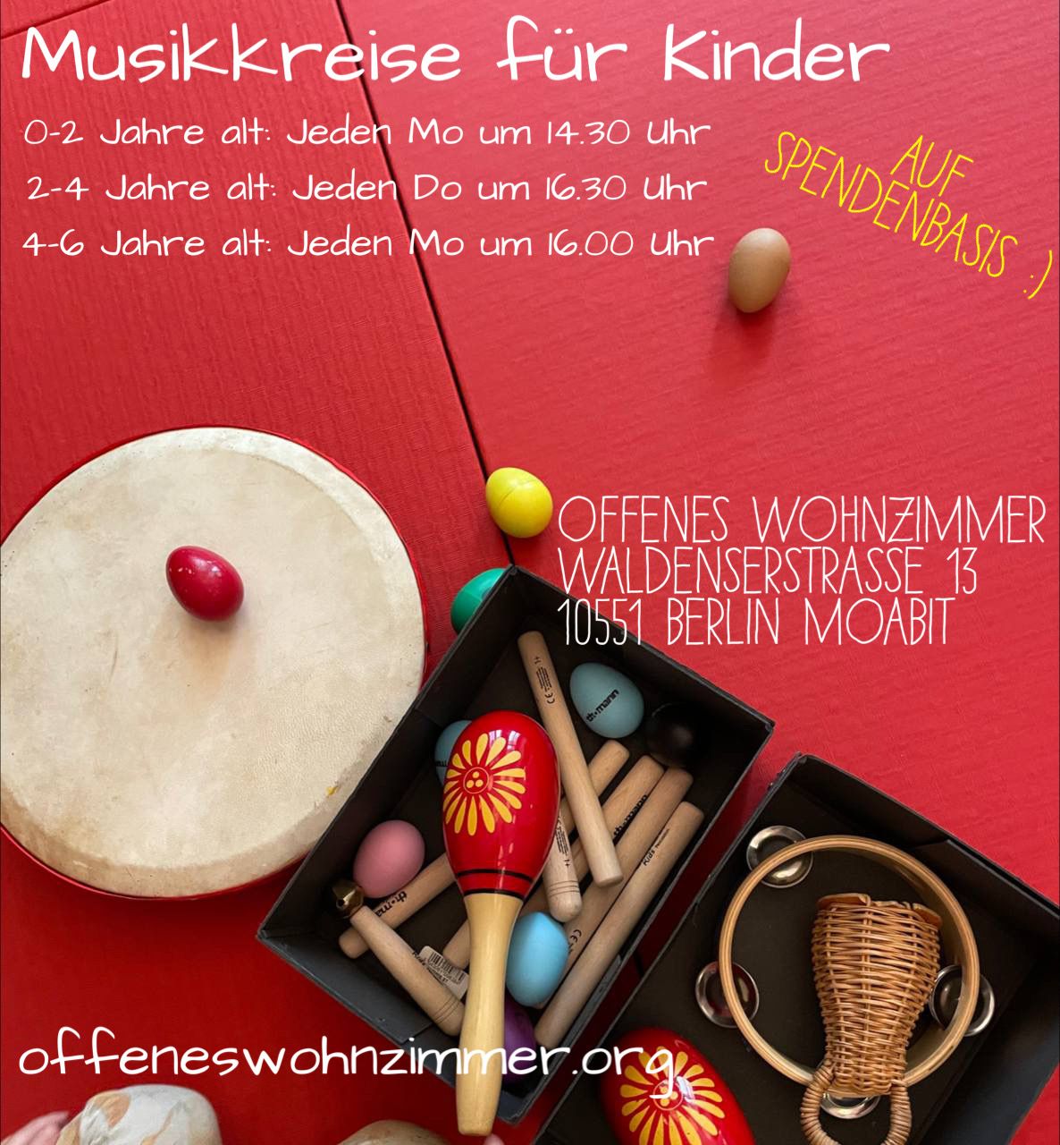 Musikkreis f\u00fcr Kinder (4 - 6 Jahre)