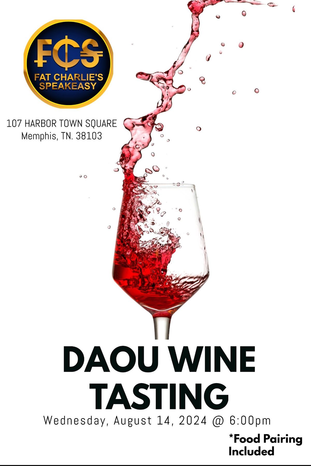 FCS Monthly Wine Tasting ft Daou Wine