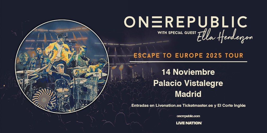 OneRepublic - Escape to Europe 2025