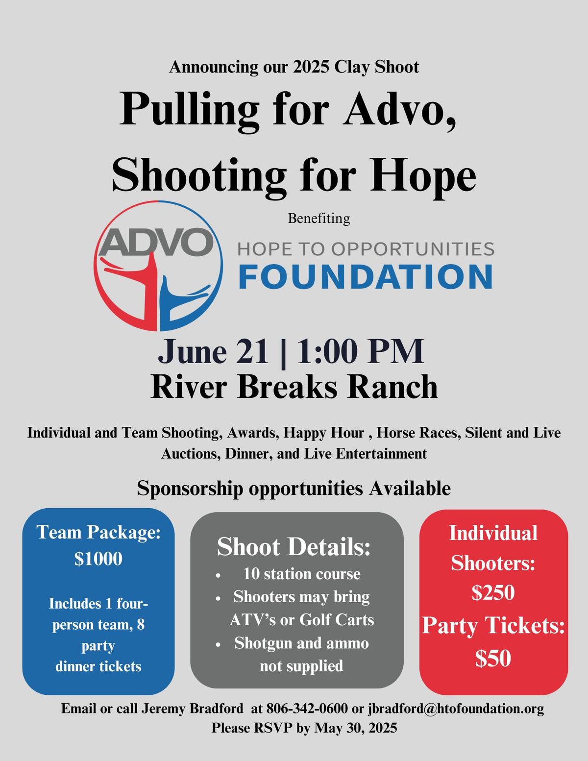 Pulling for Advo Shooting for Hope