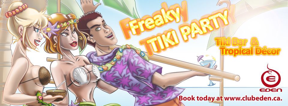 Freaky Tiki Pineapple Party