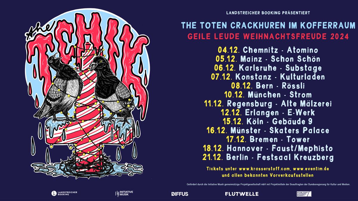 The toten Crackhuren im Kofferraum \u2022 Festsaal Kreuzberg \u2022 Berlin