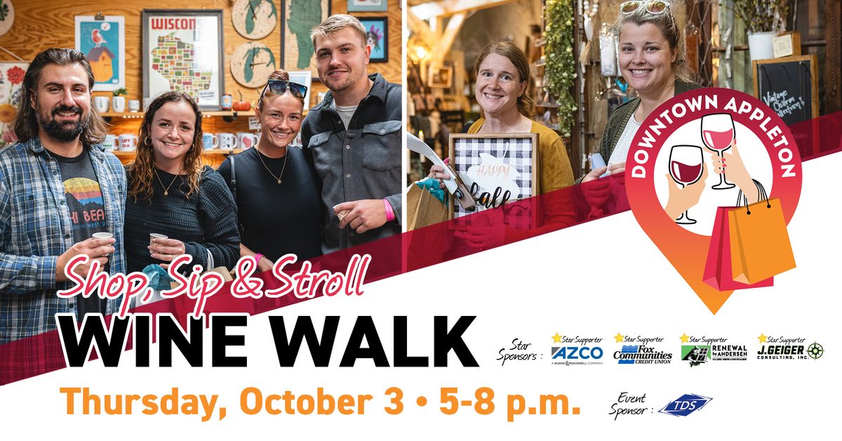 Shop, Sip & Stroll Wine Walk