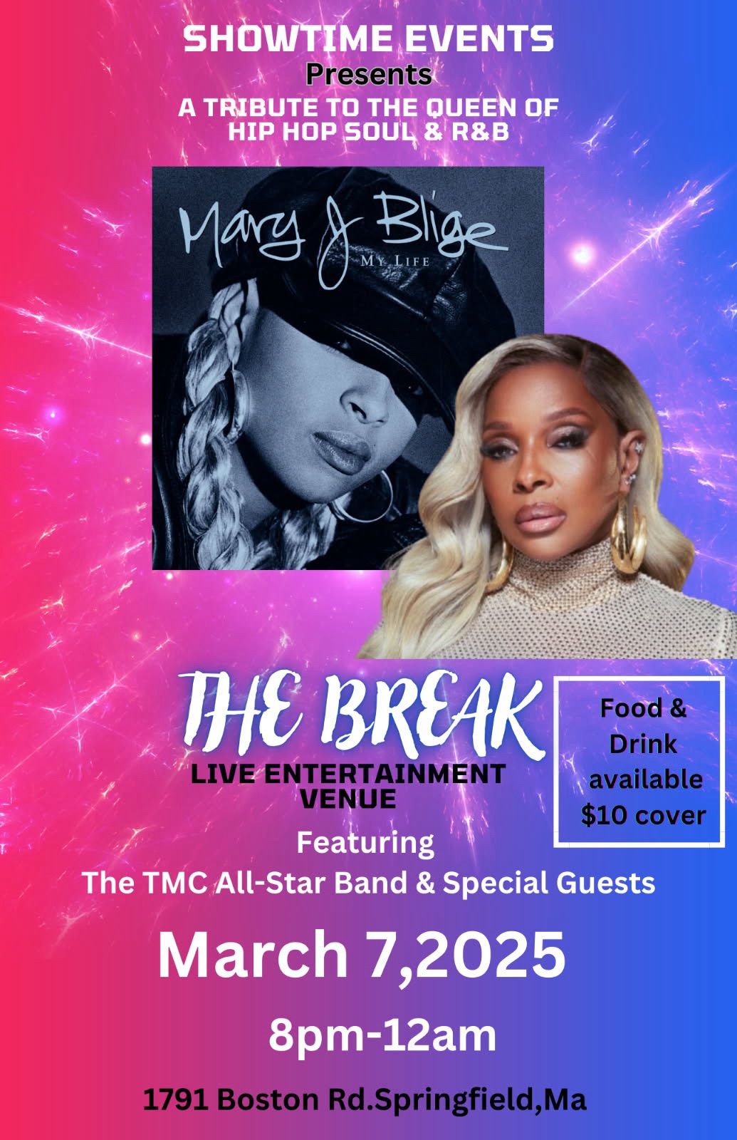 A Tribute to Mary J Blige featuring The TMC All Star Band