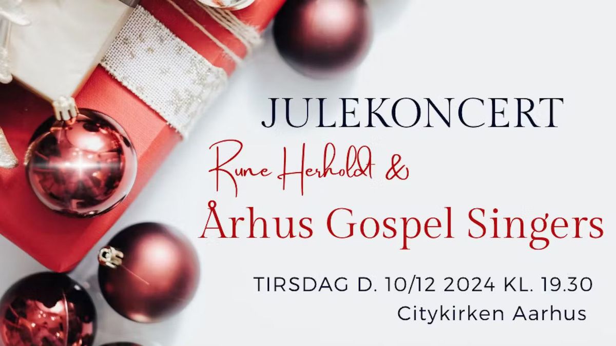 Julekoncert med Aarhus Gospel Singers ft. Helene Frank mfl