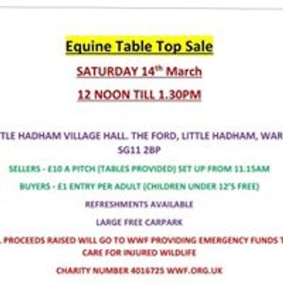 Equine Table Top Sales