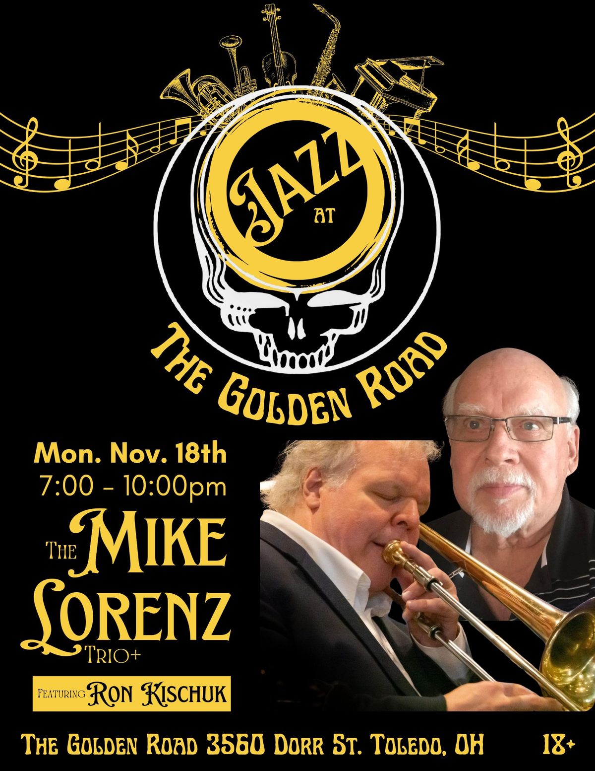 FR33 Jazz Night ~ Mike Lorenz Trio WSG\/ Ron K