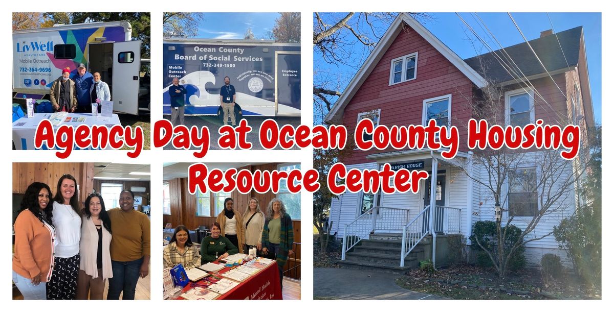Agency Day with MOBILE SHOWERS at the Ocean County Housing Resource Center 