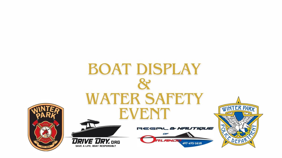 Summer Boat Display & Water Safety Event
