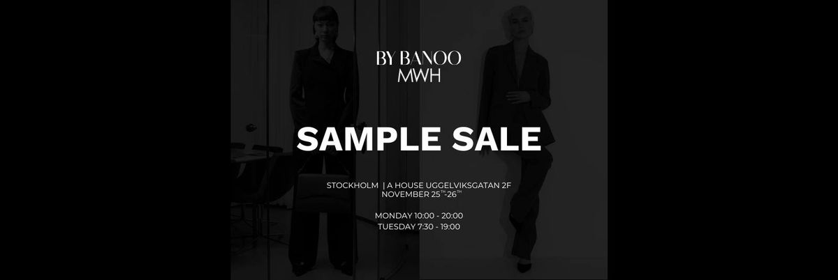 Sample Sale | BY BANOO x MWH