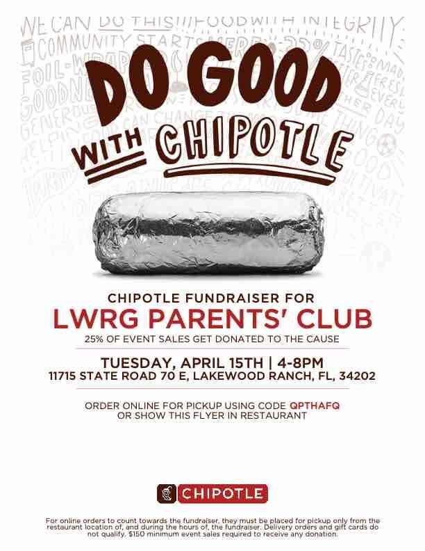 Do Good With Chipotle Spirit Night!