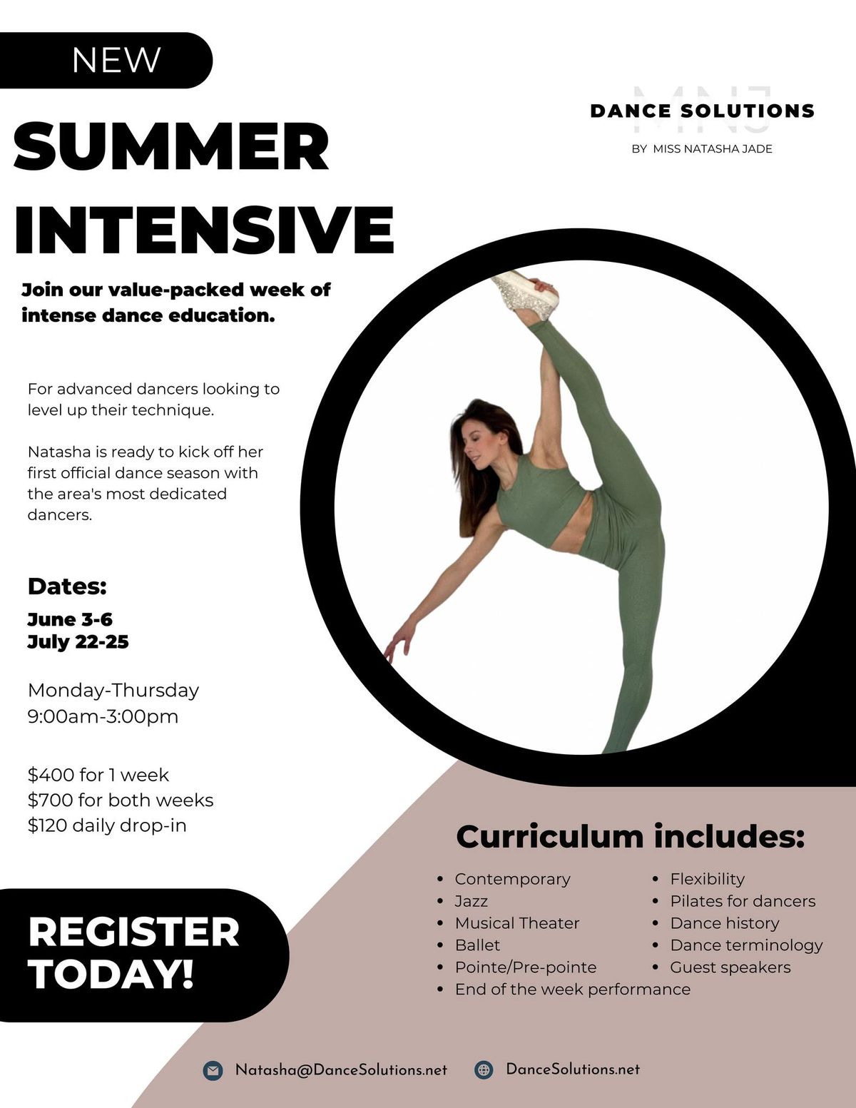 Summer Dance Intensive July 22-25