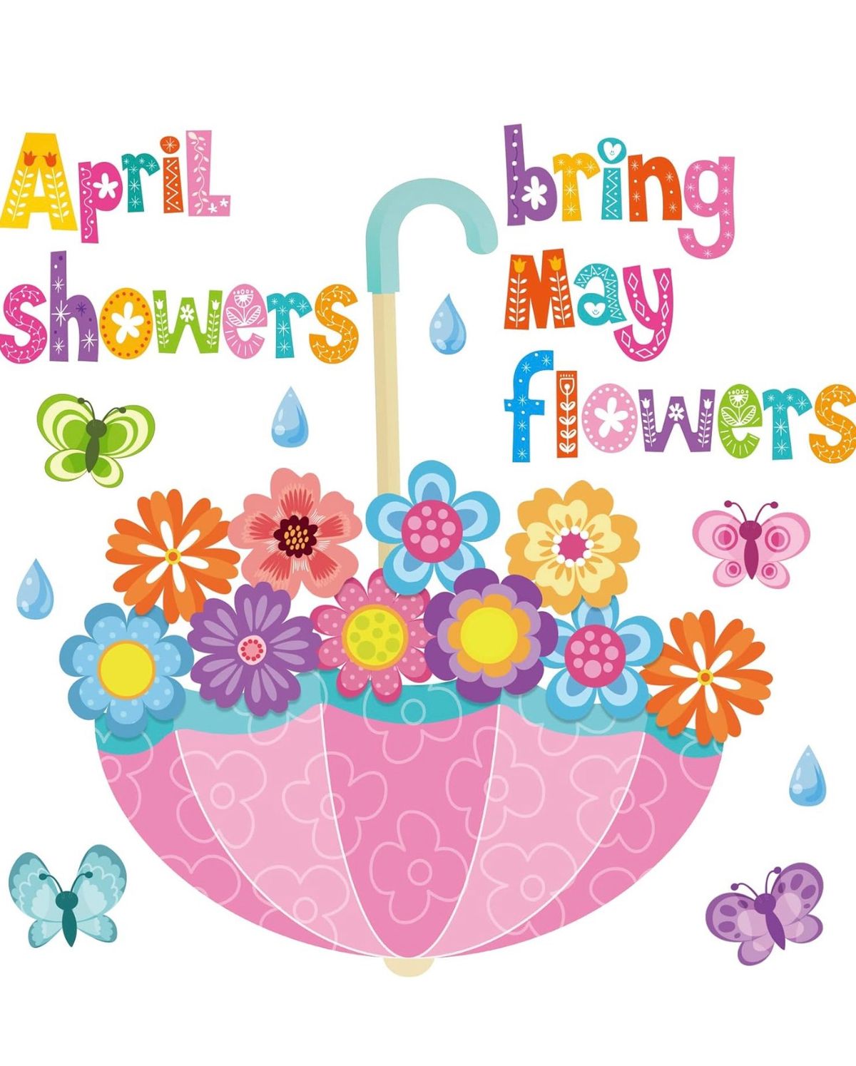 \ud83c\udf27\ufe0f April showers bring May flower\u2019s bazaar \ud83c\udf38 