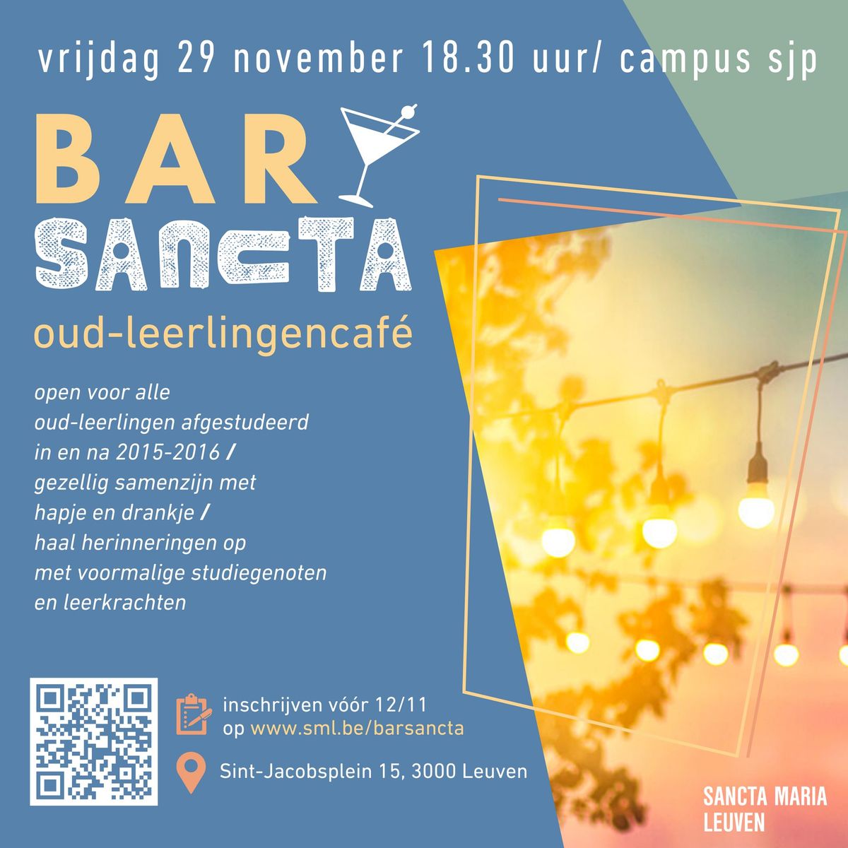 BarSancta - oud-leerlingencaf\u00e9