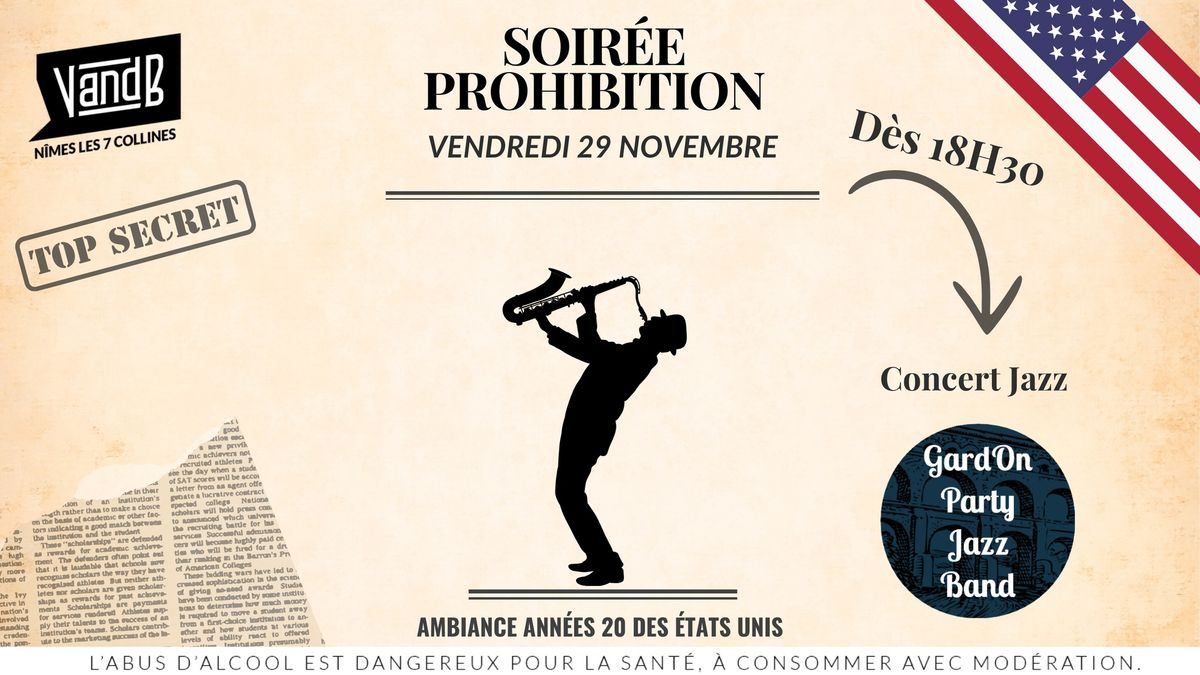 Soir\u00e9e Prohibition 