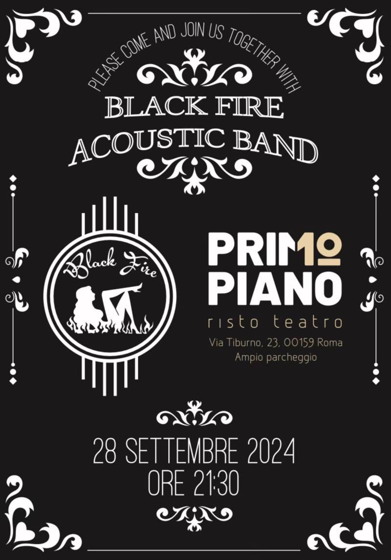 ? BLACK FIRE - 50's LIVE ACOUSTIC CONCERT & DINNER