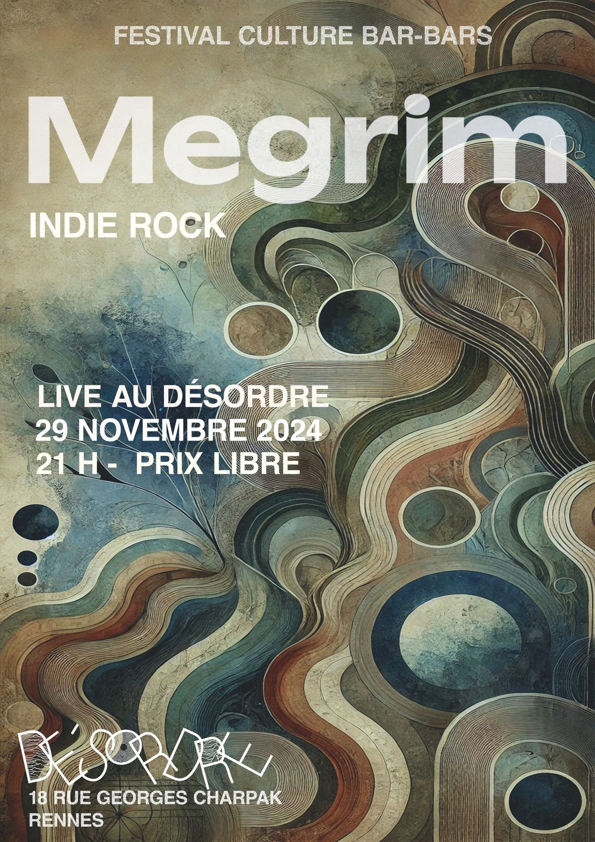 Megrim live au D\u00e9sordre - festival Culure Bar-Bars