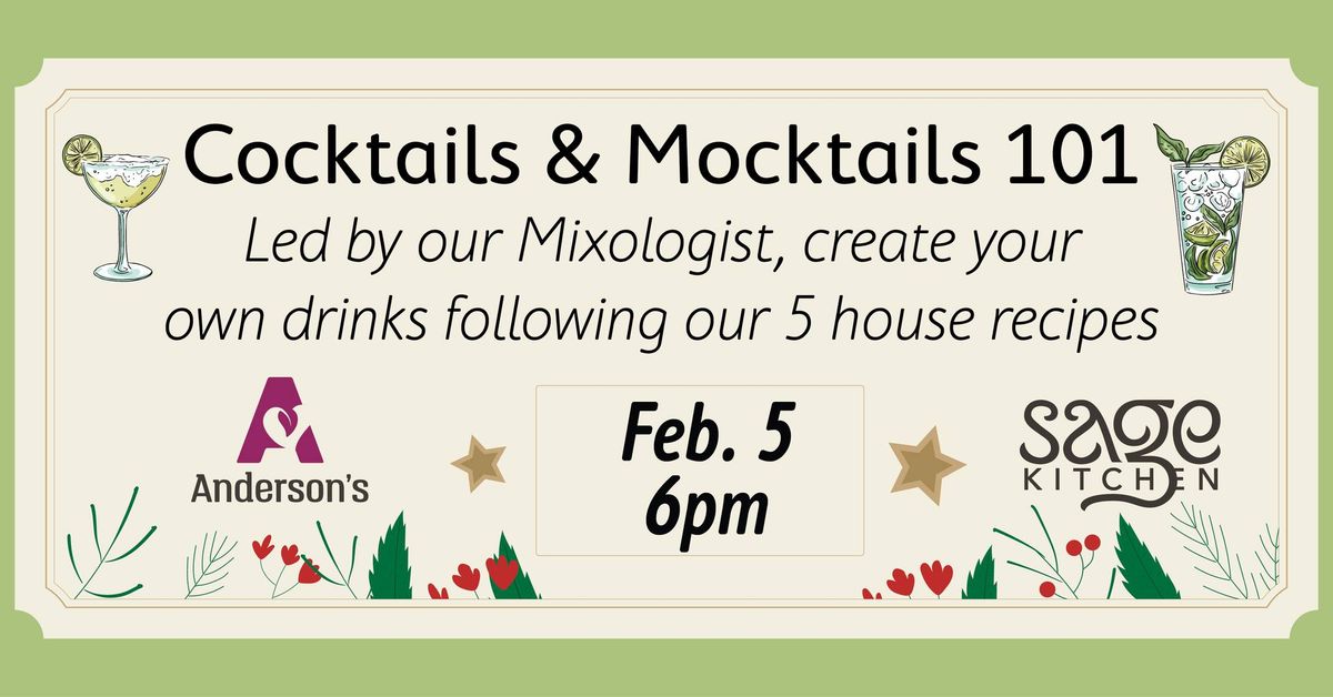 Workshop Wednesdays: Cocktails & Mocktails 101