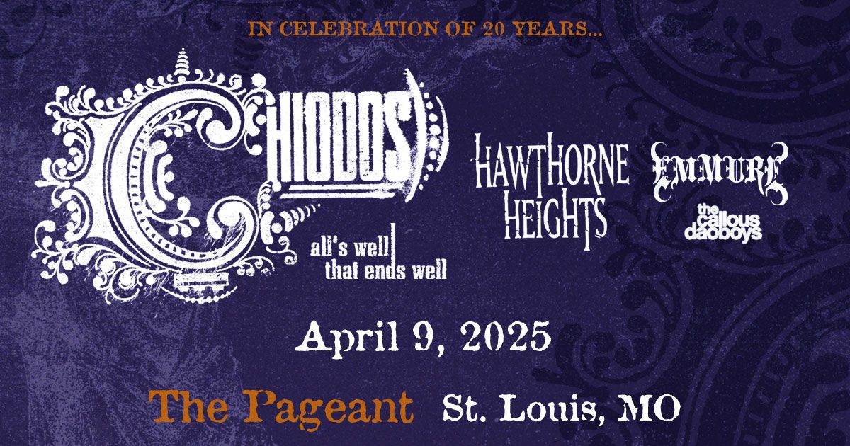 20 Years of All\u2019s Well That Ends Well: Chiodos at The Pageant