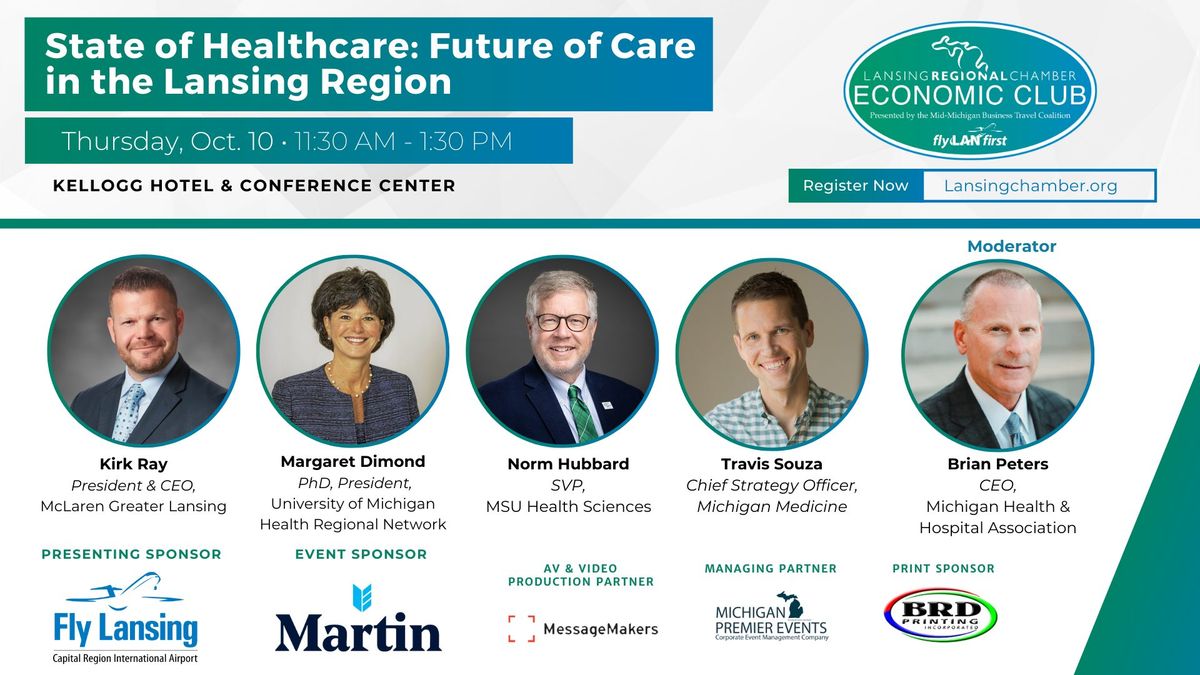 Economic Club: Future of Healthcare in the Lansing Region