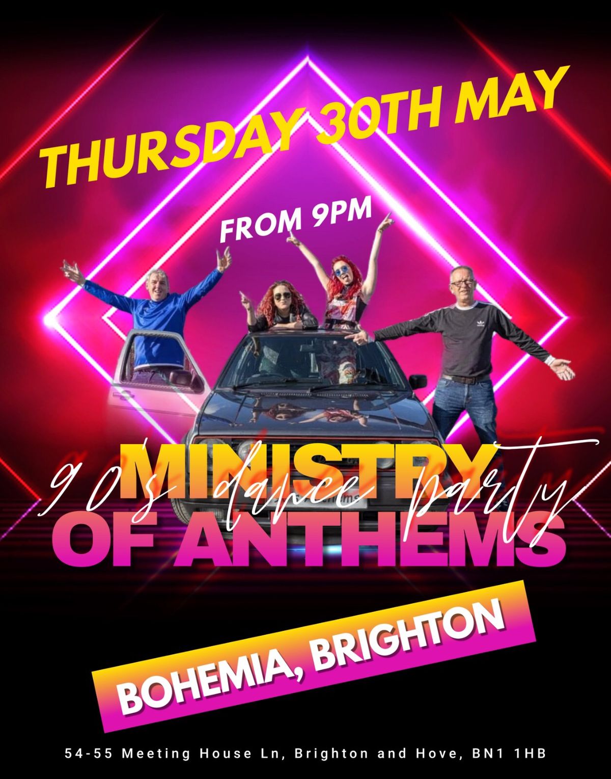 The. Ministry of Anthems back in Brighton at Bohemia 