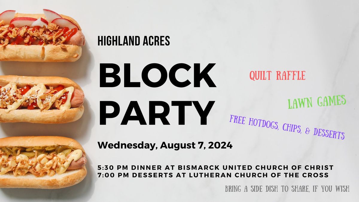 Highland Acres Block Party