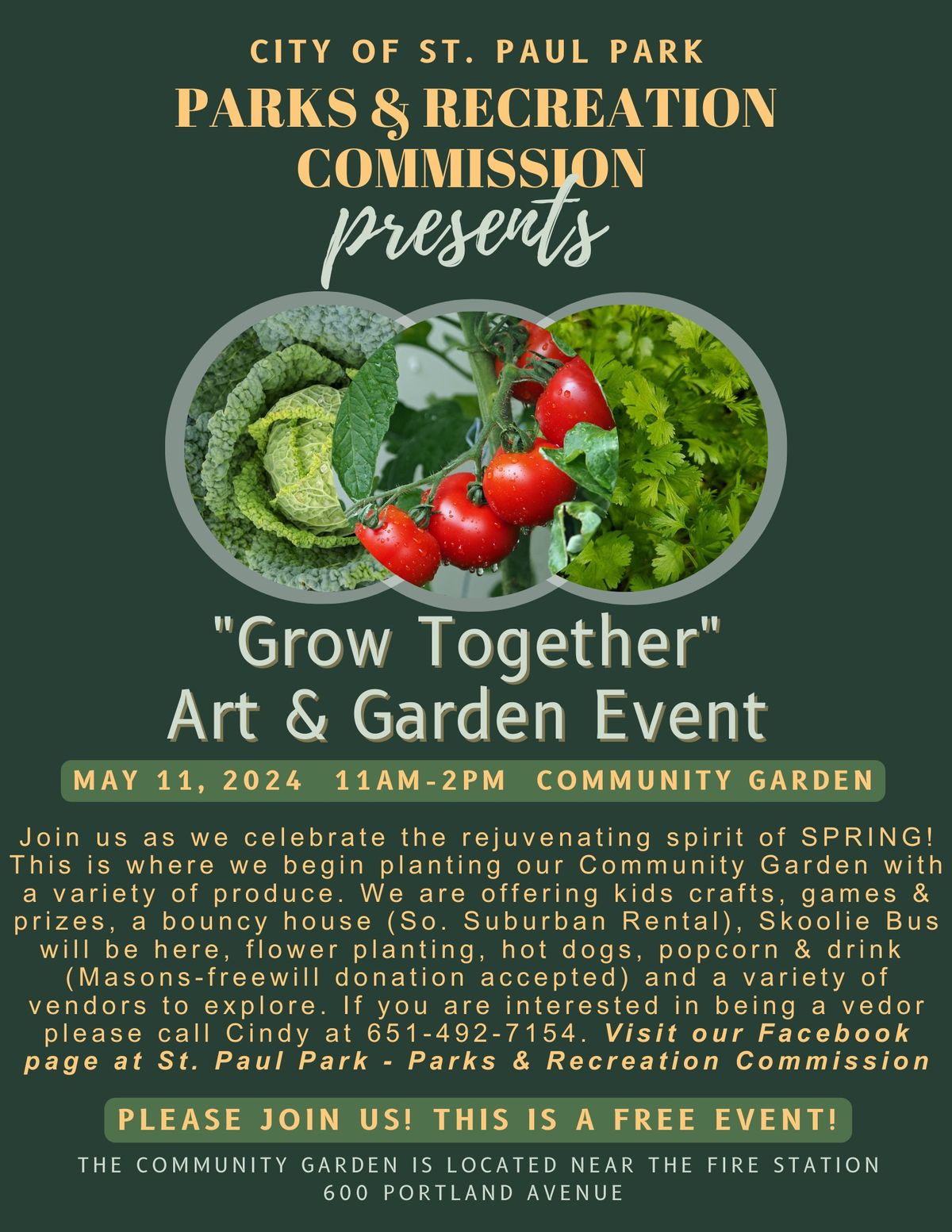 Community Art and Garden Event 