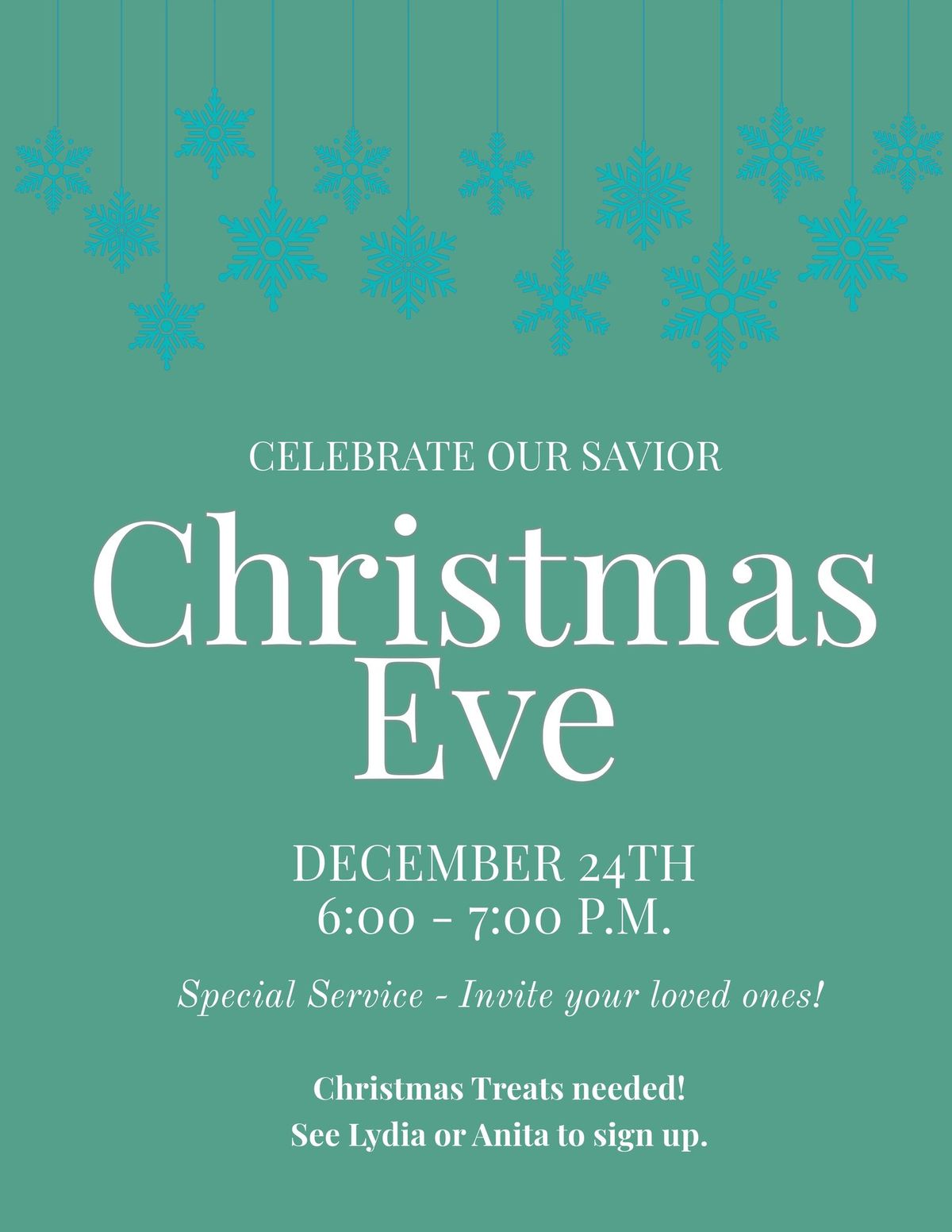 Christmas Eve Special Service 