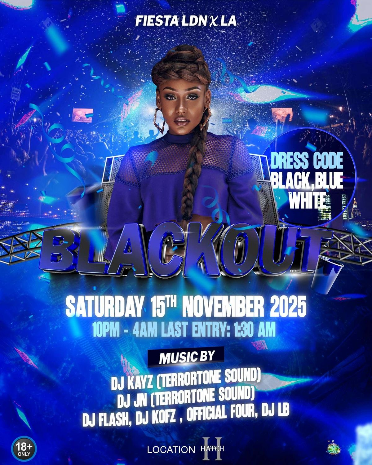 FIESTA X LA PRESENTS: BLACKOUT @ THE HATCH CLUB