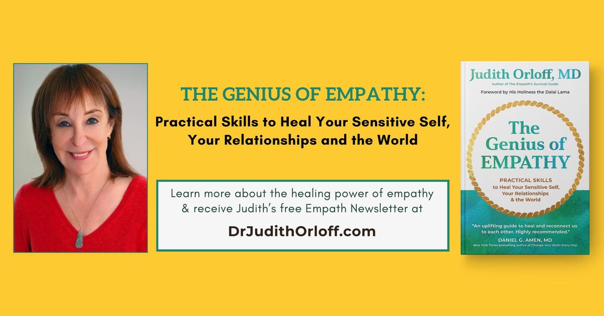 In Person LIVE Book Talk & Book Signing - The Genius of Empathy: Igniting Your Healing Superpowers